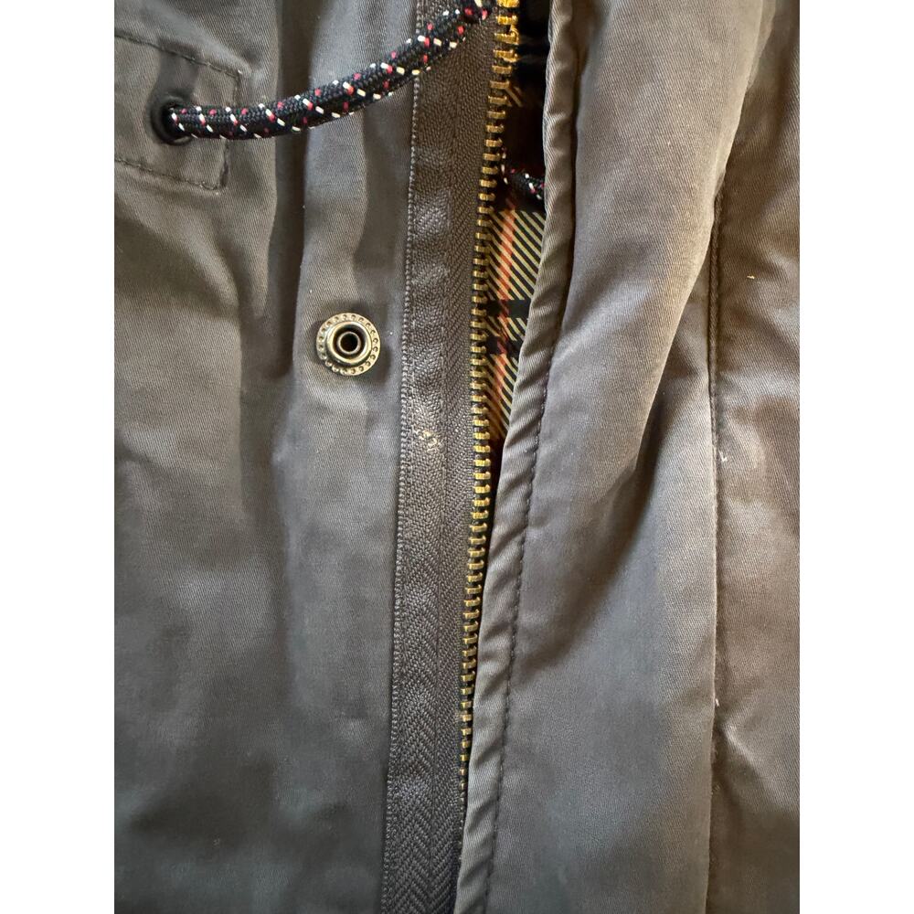 Scotch & Soda Teddy Lined Men's Parka Large Winter Fishtail Camping Field Jacket - Picture 10 of 16
